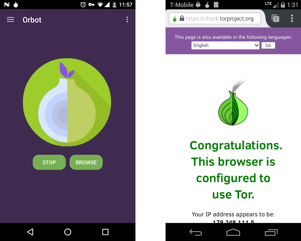 Tor voor Android